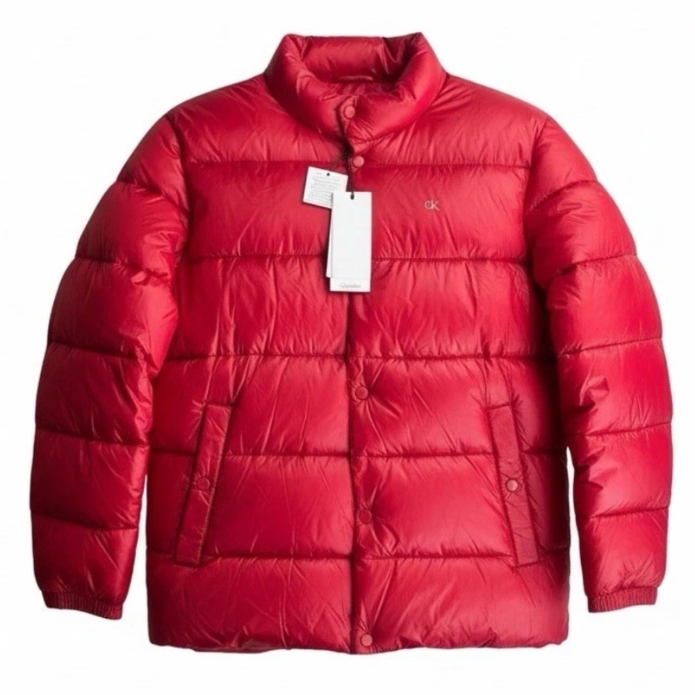 Calvin Klein Men’s Water Resistant Full Zip Snap Front Insulated Puffer Jacket